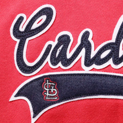 Red St. Louis Cardinals Soft as a Grape Women's Plus Size Side Split Pullover Hoodie