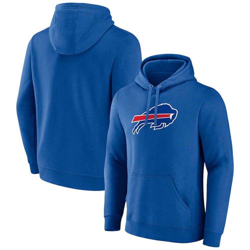 Primary Logo Fitted Pullover Hoodie - Buffalo Bills Hoodies