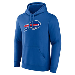 Primary Logo Fitted Pullover Hoodie - Buffalo Bills Hoodies