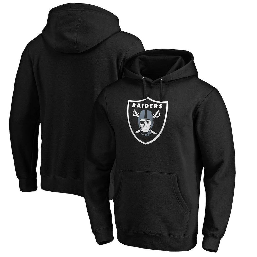 Primary Logo Fitted Pullover Hoodie - Las Vegas Raiders Hoodies