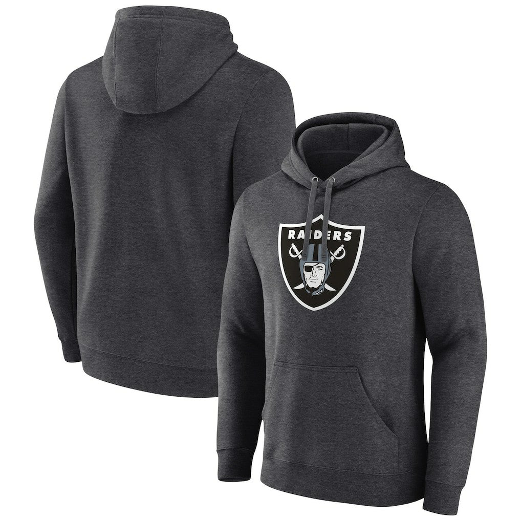 Primary Logo Fitted Pullover Hoodie - Las Vegas Raiders Hoodies