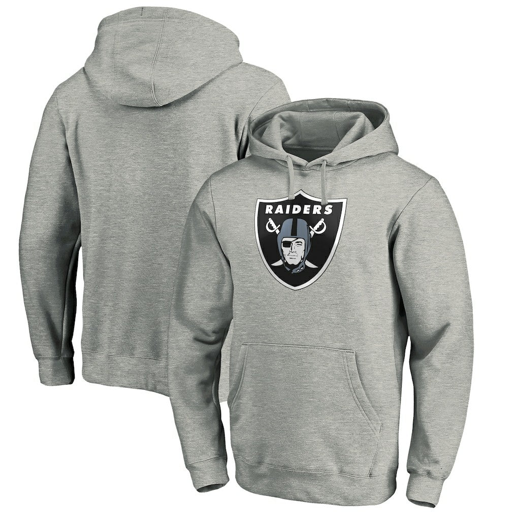Primary Logo Fitted Pullover Hoodie - Las Vegas Raiders Hoodies