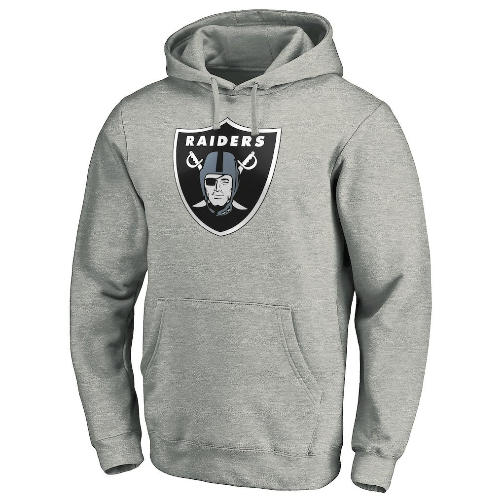 Primary Logo Fitted Pullover Hoodie - Las Vegas Raiders Hoodies