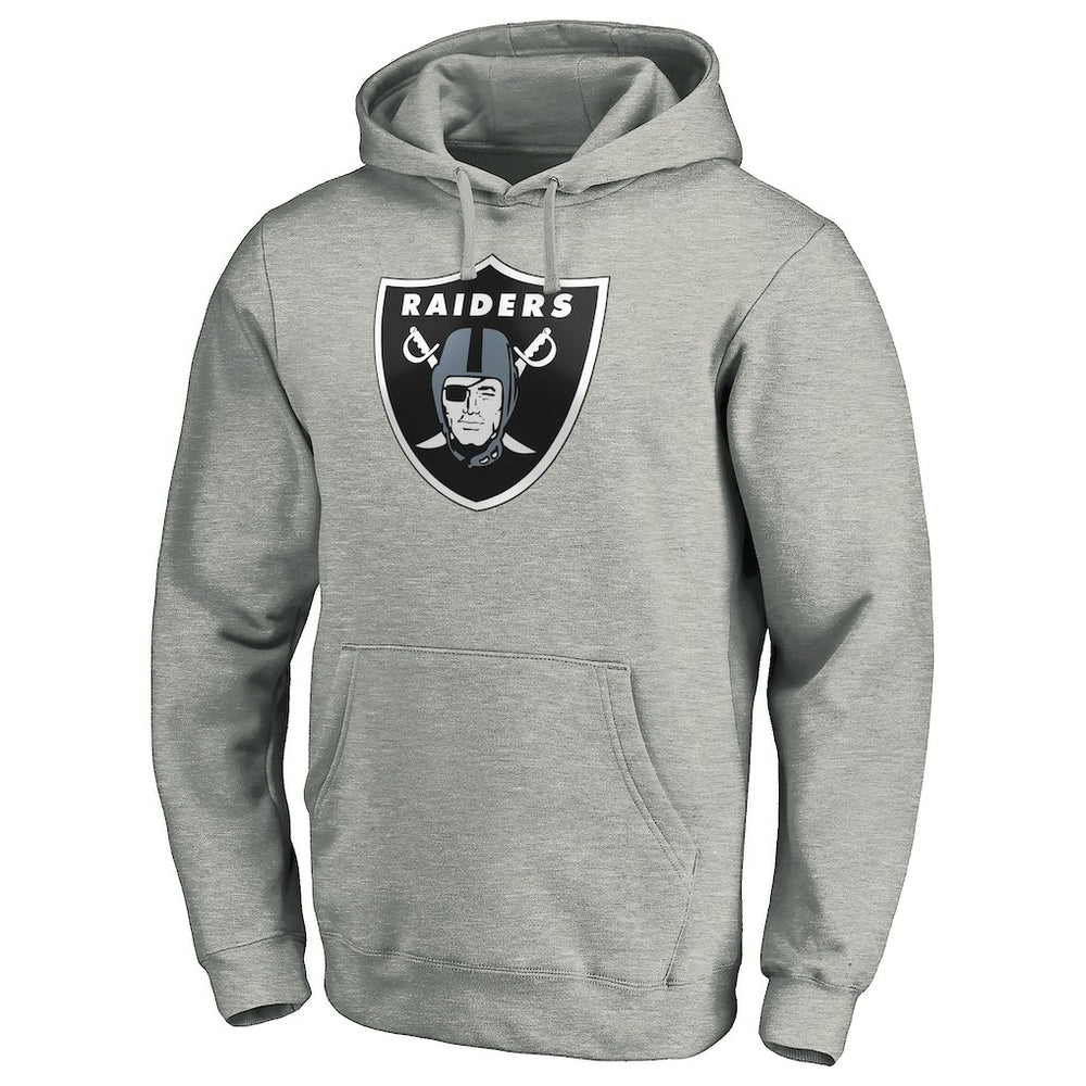 Primary Logo Fitted Pullover Hoodie - Las Vegas Raiders Hoodies