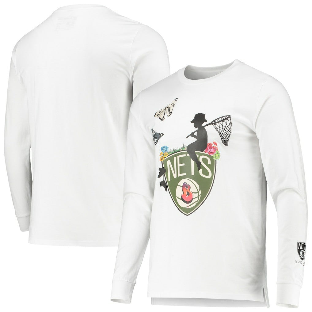 Brooklyn Nets Sue Tsai Long Sleeve T-Shirt