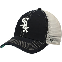 Black Chicago White Sox '47 Trawler Clean Up Trucker Snapback Hat