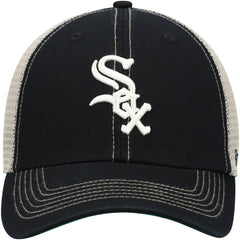 Black Chicago White Sox '47 Trawler Clean Up Trucker Snapback Hat