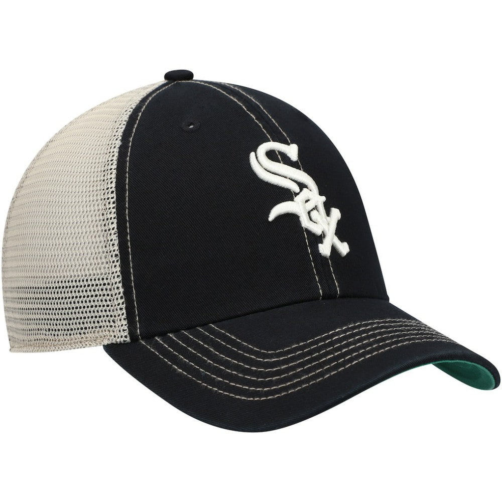 Black Chicago White Sox '47 Trawler Clean Up Trucker Snapback Hat