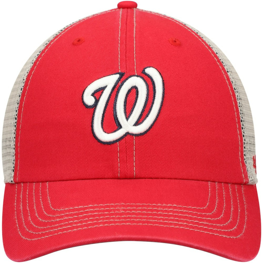 Red Washington Nationals '47 Trawler Clean Up Trucker Snapback Hat
