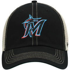 Black Miami Marlins '47 Trawler Clean Up Trucker Snapback Hat
