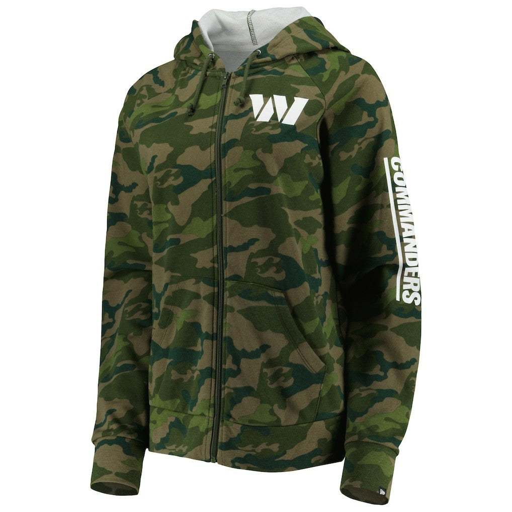 Women's Raglan Full-Zip Hoodie - Washington Commanders Hoodies