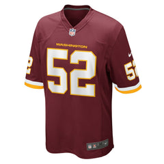 Jamin Davis Washington Football Team Game Jersey - Washington Commanders Jerseys