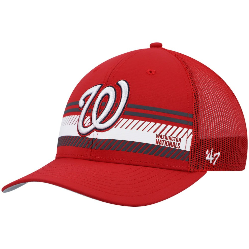 Red Washington Nationals '47 Cumberland Trucker Snapback Hat