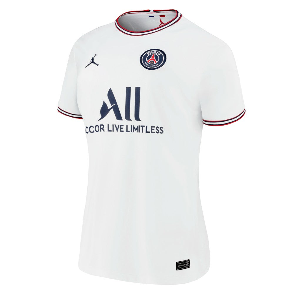 Kylian Mbappé Paris Saint-Germain Jordan Brand Women's 2021/22 Fourth Replica Jersey