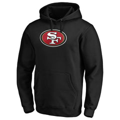 Primary Logo Fitted Pullover Hoodie - San Francisco 49ers Hoodies