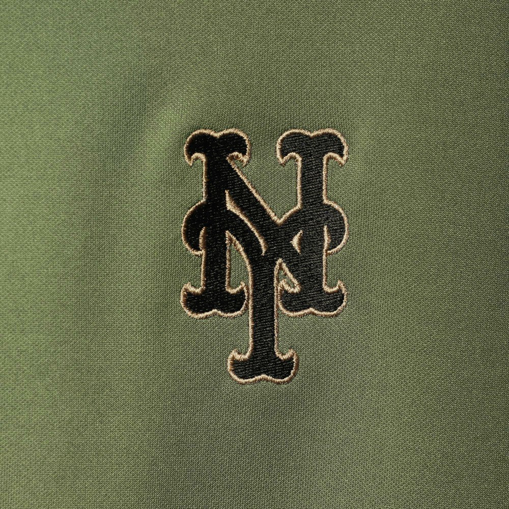 Olive New York Mets Levelwear Delta Pursue Quarter-Zip Jacket