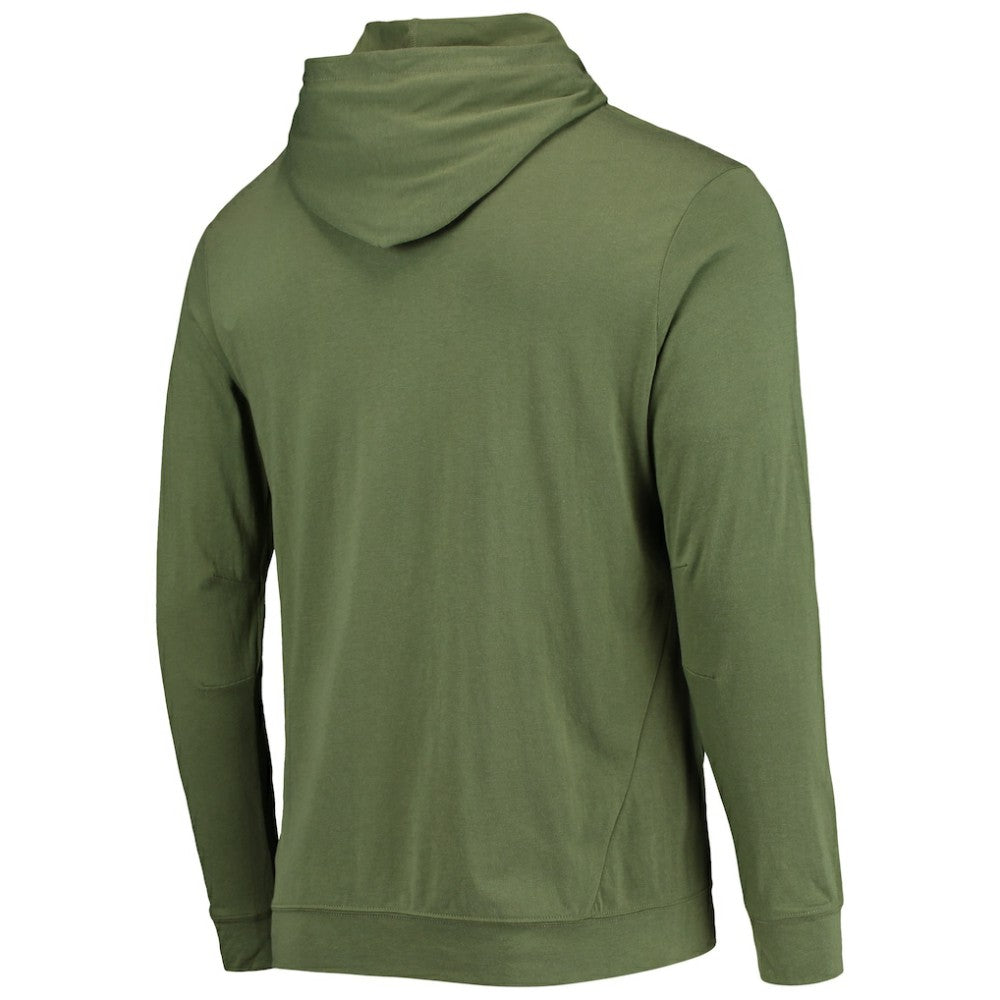 Olive Chicago White Sox Levelwear Delta Thrive Tri-Blend Pullover Hoodie