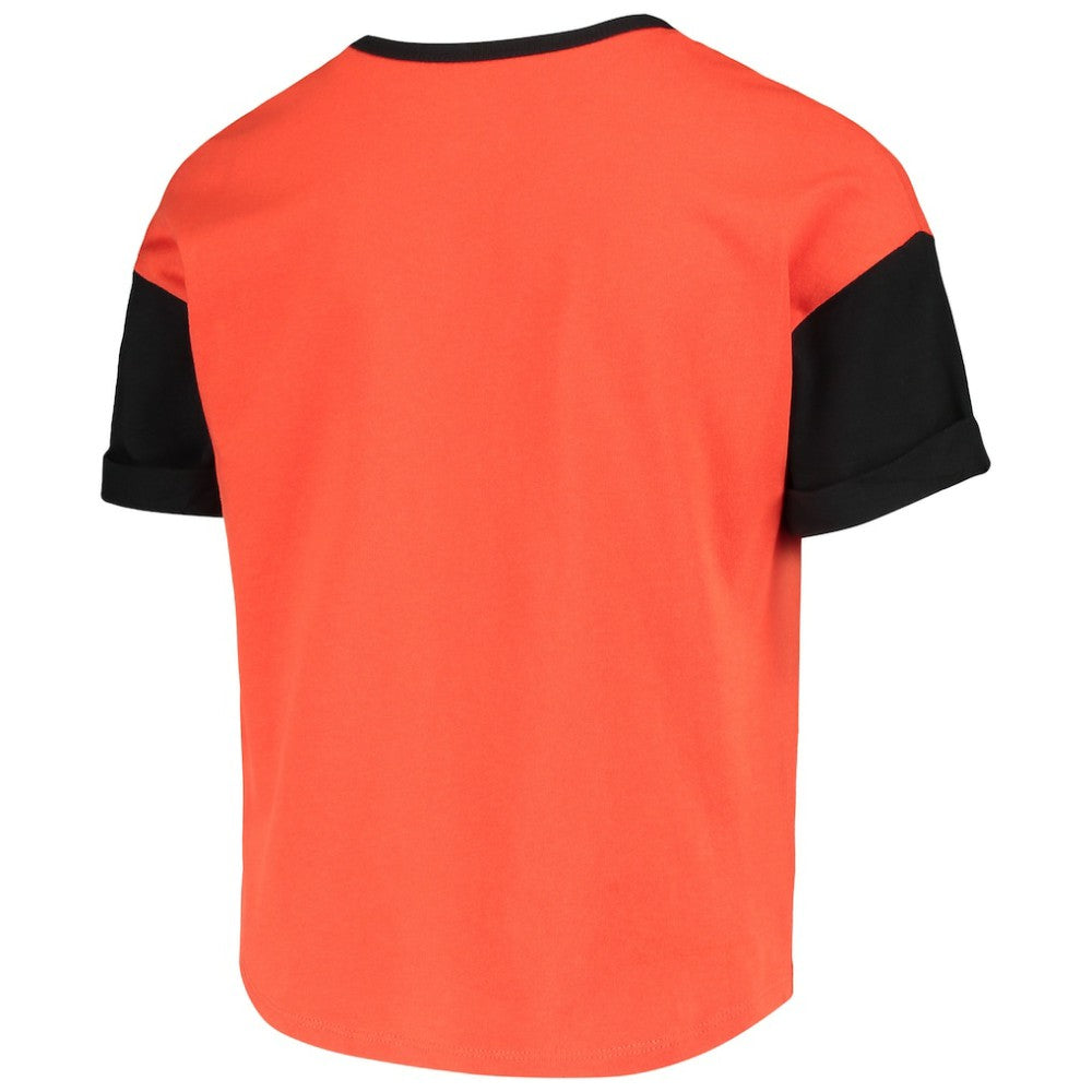 Orange San Francisco Giants Girls Youth Bleachers T-Shirt