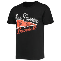 Black San Francisco Giants Girls Youth Team Fly The Flag T-Shirt