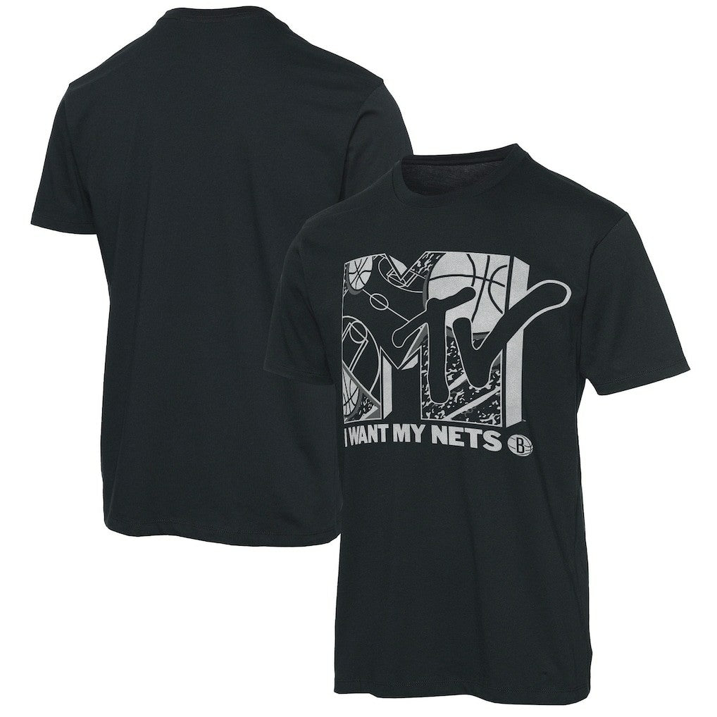 Brooklyn Nets Junk Food NBA x MTV I Want My T-Shirt