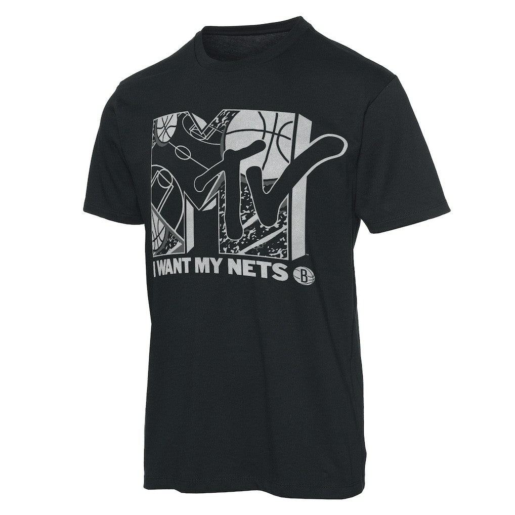 Brooklyn Nets Junk Food NBA x MTV I Want My T-Shirt