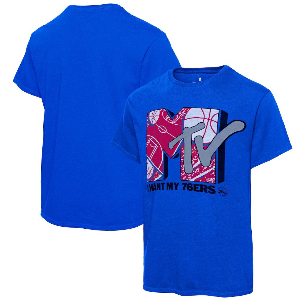 Philadelphia 76ers Junk Food NBA x MTV I Want My T-Shirt