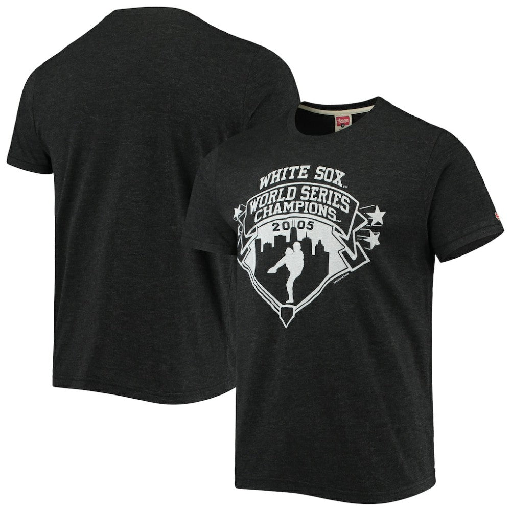 Black Chicago White Sox Homage 2005 World Series Champions Tri-Blend T-Shirt