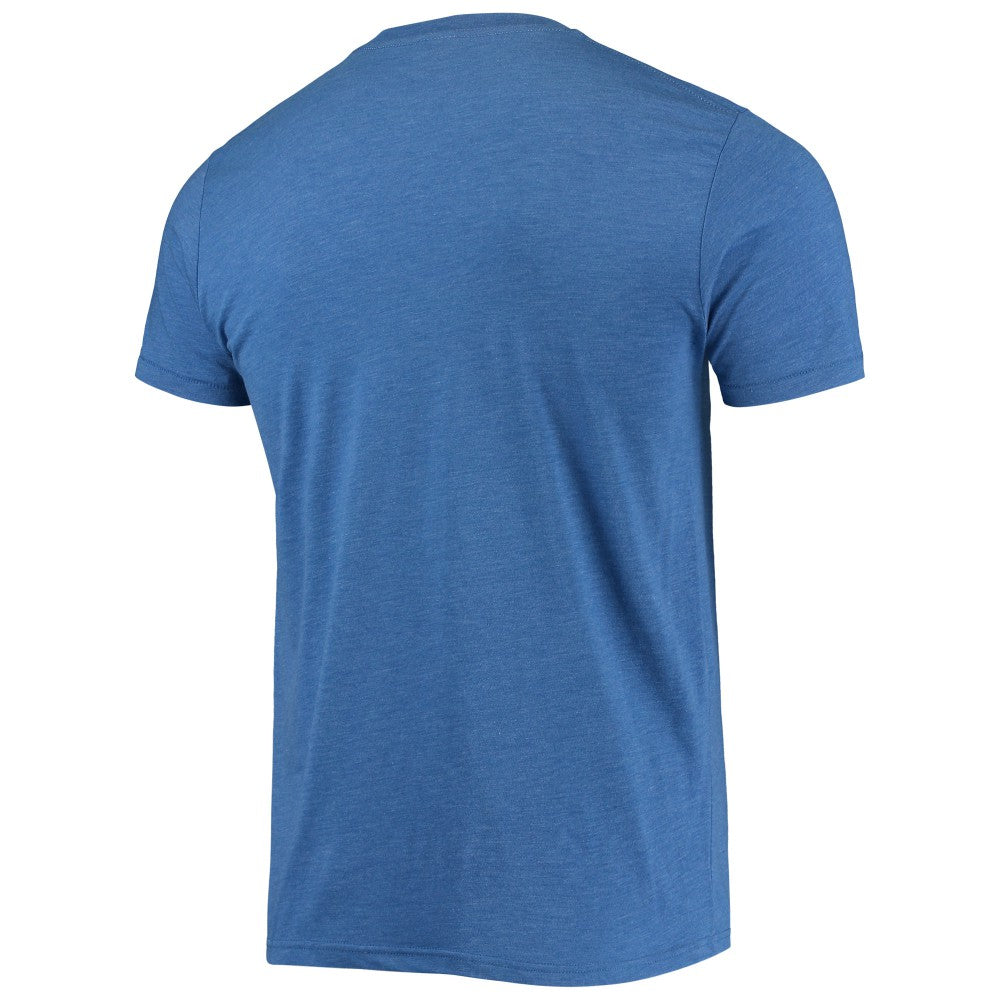 Royal Milwaukee Brewers Homage Hand-Drawn Logo Tri-Blend T-Shirt