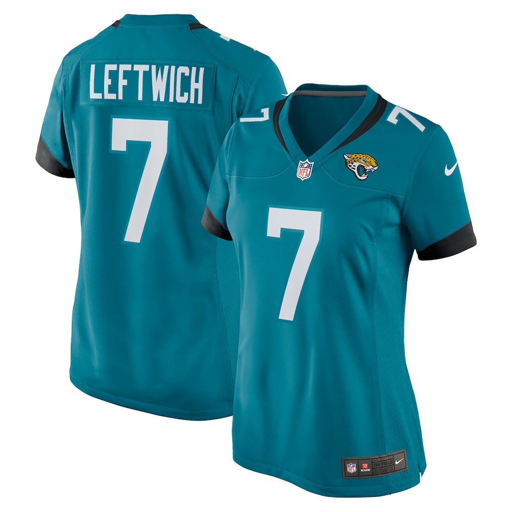 Byron Leftwich  Women's Retired Player Game Jersey - Jacksonville Jaguars Jerseys