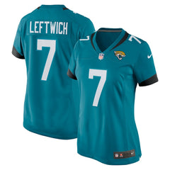 Byron Leftwich  Women's Retired Player Game Jersey - Jacksonville Jaguars Jerseys