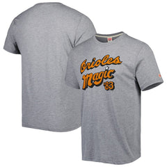 Gray Baltimore Orioles Homage Hyper Local Tri-Blend T-Shirt