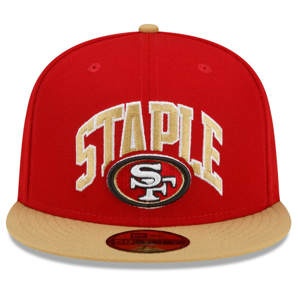 NFL x Staple Collection 59FIFTY Fitted Hat - San Francisco 49ers Hats