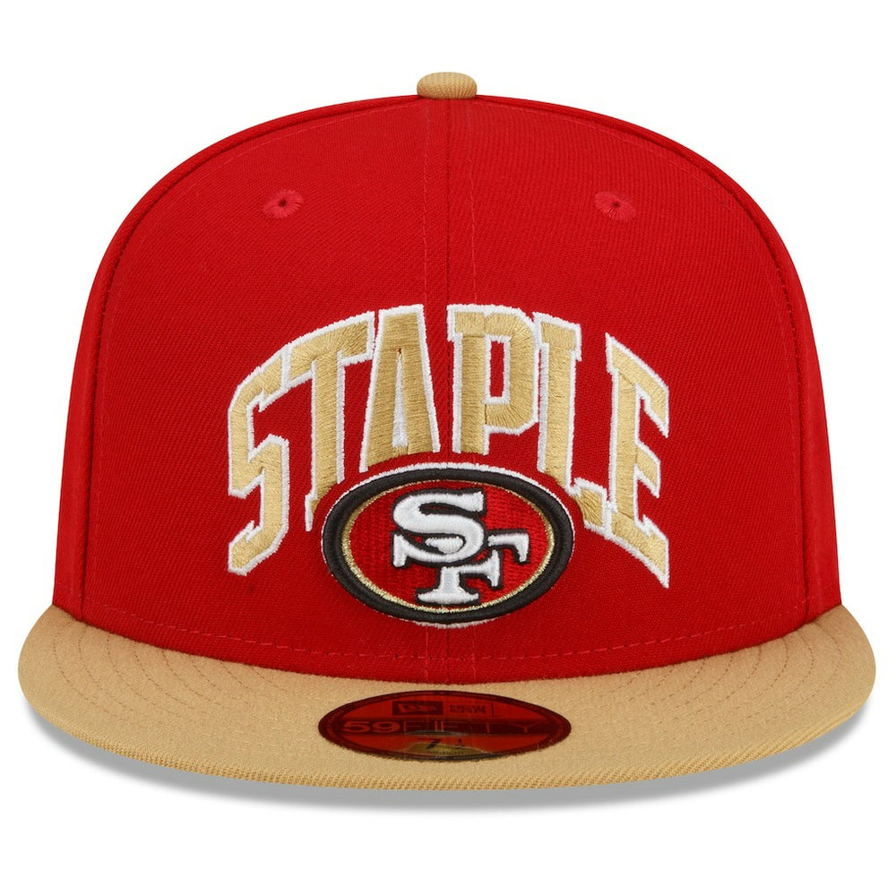 NFL x Staple Collection 59FIFTY Fitted Hat - San Francisco 49ers Hats