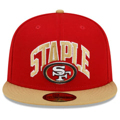 NFL x Staple Collection 59FIFTY Fitted Hat - San Francisco 49ers Hats