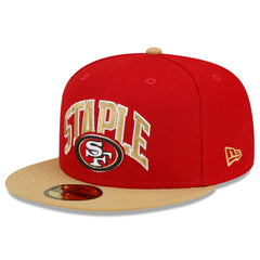 NFL x Staple Collection 59FIFTY Fitted Hat - San Francisco 49ers Hats
