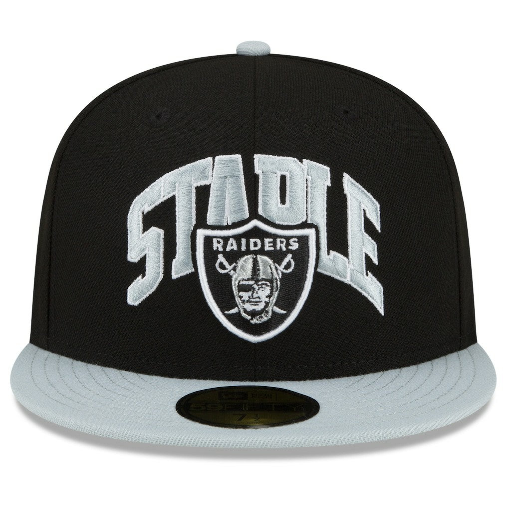 NFL x Staple Collection 59FIFTY Fitted Hat - Las Vegas Raiders Hats
