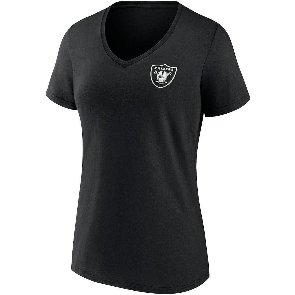 Women's Team Mother's Day V-Neck T-Shirt - Las Vegas Raiders T-shirts