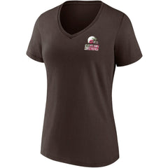 Women's Team Mother's Day V-Neck T-Shirt - Cleveland Browns T-shirts