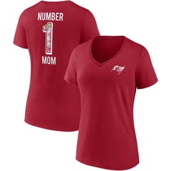Women's Team Mother's Day V-Neck T-Shirt - Tampa Bay Buccaneers T-shirts