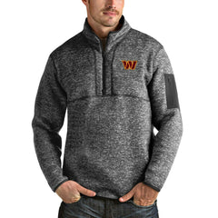 Antigua Fortune Quarter-Zip Pullover Jacket - Washington Commanders Pullover