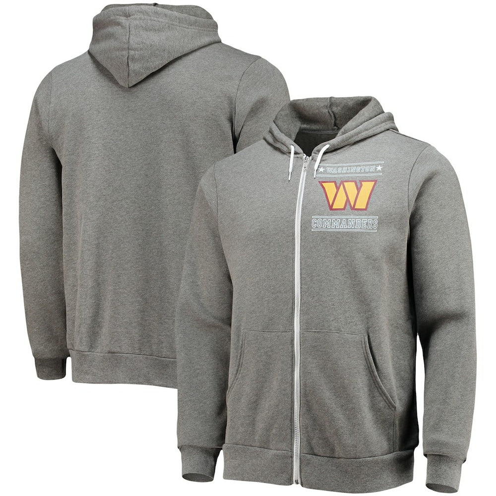 NFL x Darius Rucker Collection Sponge Fleece Full-Zip Hoodie - Washington Commanders Hoodies