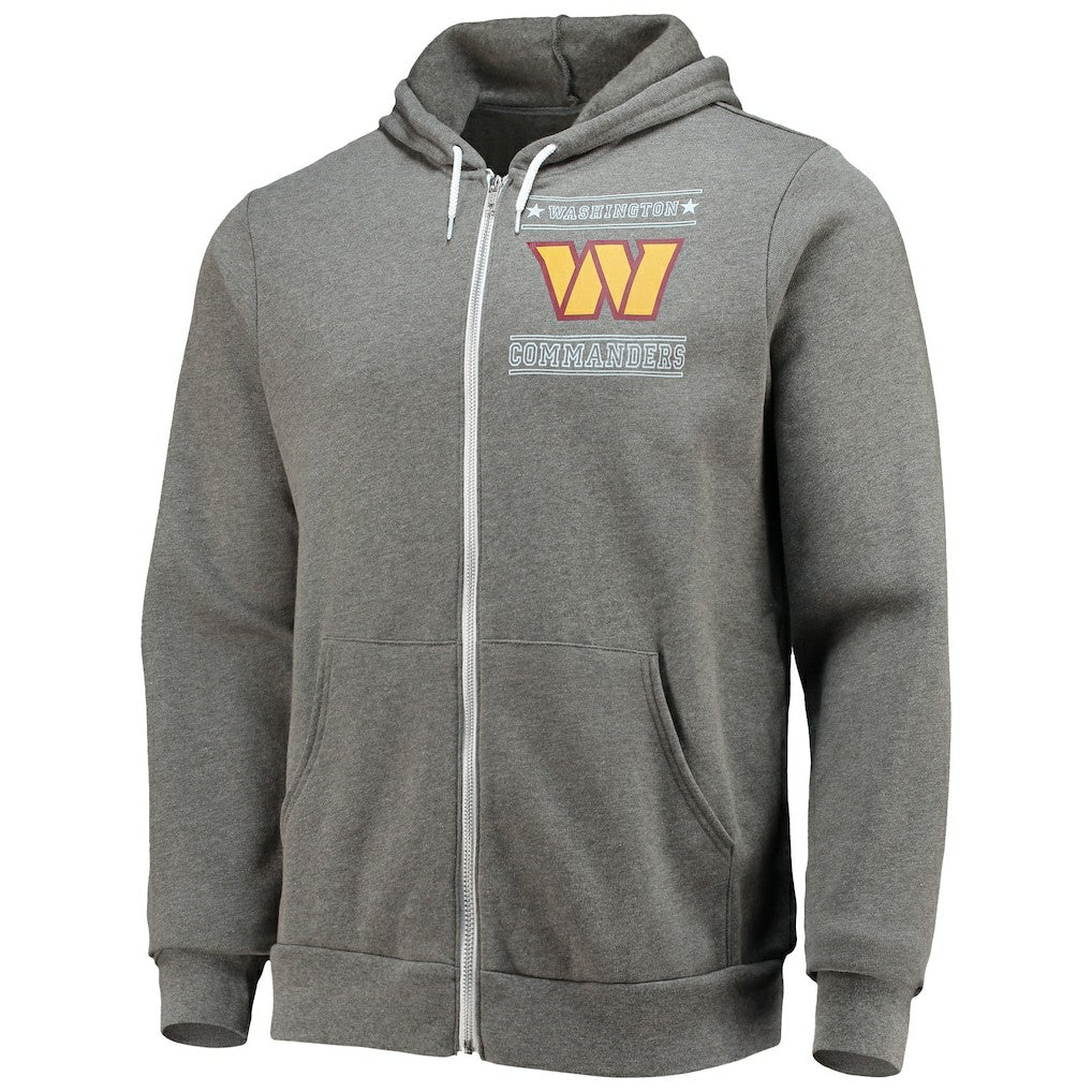NFL x Darius Rucker Collection Sponge Fleece Full-Zip Hoodie - Washington Commanders Hoodies