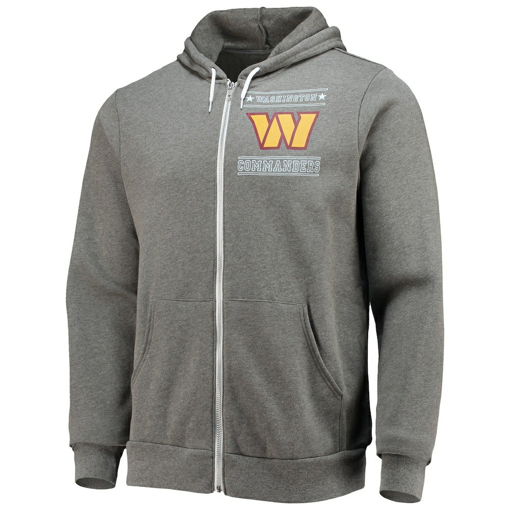 NFL x Darius Rucker Collection Sponge Fleece Full-Zip Hoodie - Washington Commanders Hoodies