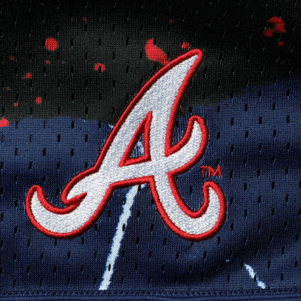 Red Atlanta Braves Mitchell & Ness Hyper Hoops Shorts