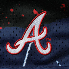 Red Atlanta Braves Mitchell & Ness Hyper Hoops Shorts