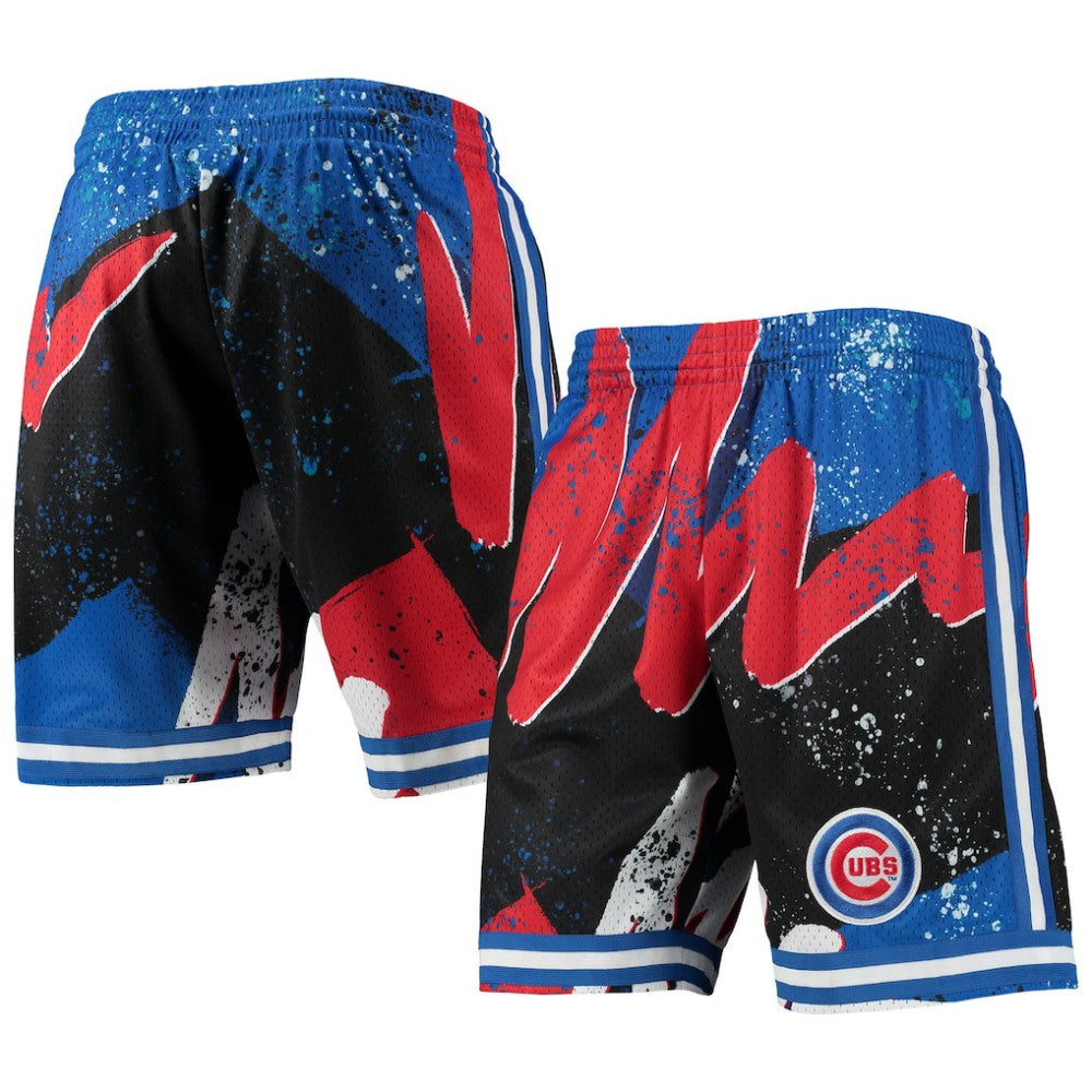 Royal Chicago Cubs Mitchell & Ness Hyper Hoops Shorts