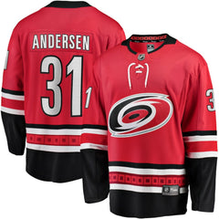 NHL Frederik Andersen Carolina Hurricanes Fanatics Alternate Breakaway Player Jersey