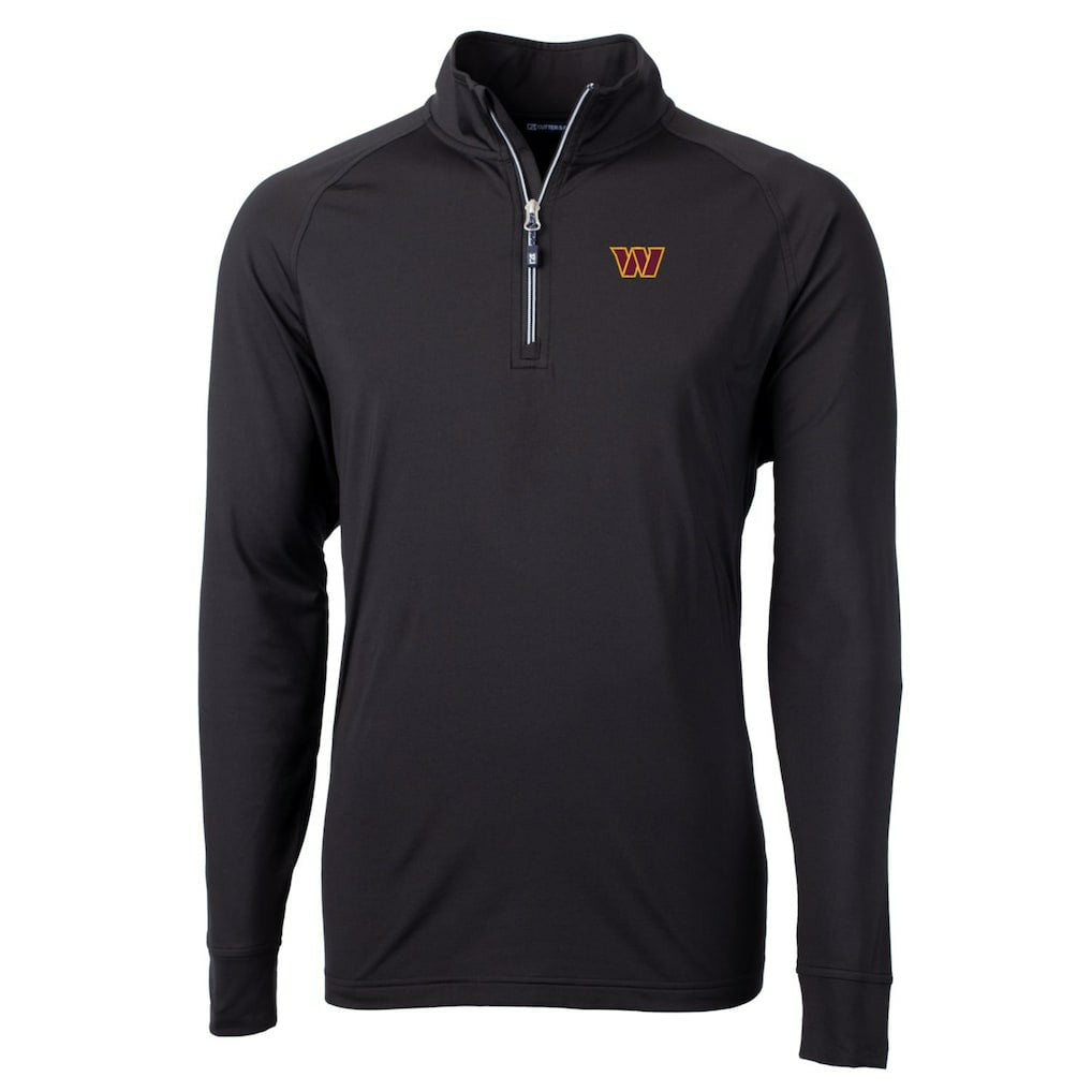 Cutter & Buck Adapt Eco Stretch Quarter-Zip Pullover Jacket - Washington Commanders Pullover