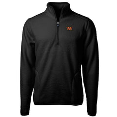 Cutter & Buck Cascade Eco Sherpa Fleece Quarter-Zip Pullover Jacket - Washington Commanders Pullover