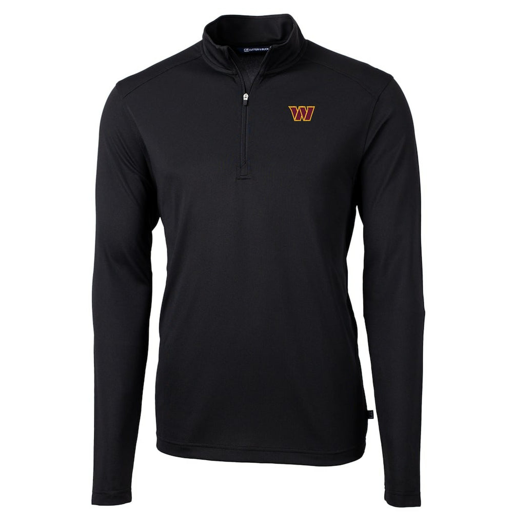 Cutter & Buck Virtue Eco Pique Half-Zip Pullover Jacket - Washington Commanders Pullover